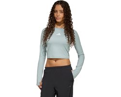 adidas Sportswear TECHFIT LONGSLEEVE - Kinderen - Groen