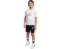 adidas Sportswear Train Essentials Camo Print Set Kids - Kinderen - Wit