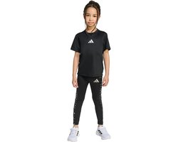 adidas Sportswear Train Essentials Glam Print Sport Set Kids - Kinderen - Zwart