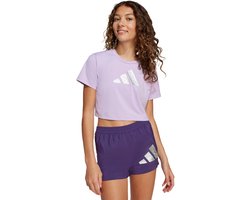 adidas Sportswear Training Essentials Glam Print T-shirt - Kinderen - Paars