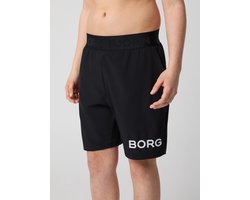 Björn Borg Sportbroek Kort Kinderen Jongens - Gerecycled Polyester - Zwart - Maat 158/164