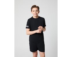 Björn Borg Sportshirt Kinderen Korte Mouw Jongens - Zwart - Maat 158/164