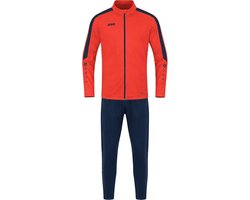 Jako Power Polyesterpak Kinderen - Flame / Marine | Maat: 164