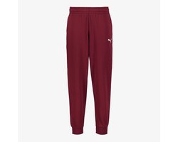 Puma ESS Sweatpants Fl B kinder joggingbroek rood - Maat 164/170