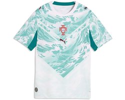 Puma Portugal 2026 Replica Weg Korte Mouw T-shirt Junior Blauw 5-6 Years Kinderen