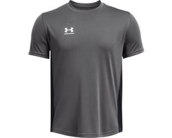 Under Armour UA B's Challenger Train SS Unisex Sportshirt - Grijs - Wit