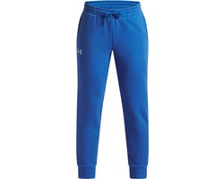 Under Armour UA Rival Fleece Joggers Unisex Sportbroek - Blauw - Wit