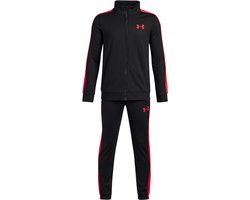 Under Armour UA Rival Knit Track Suit Unisex Trainingspak - Zwart - Rood