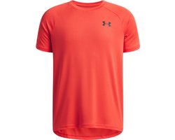 Under Armour UA Tech 2.0 SS-Rood Jongens Sportshirt - Venom Rood - Zwart