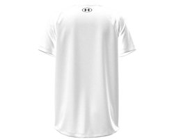 Under Armour UA Tech 2.0 SS-WHT Jongens Sportshirt - Wit - Zwart