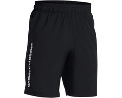 Under Armour UA Tech Woven Wordmark Short-BLK Jongens Sportbroek - Zwart - Wit