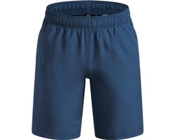 Under Armour UA Tech Woven Wordmark Short-BLU Jongens Sportbroek - Wham Blauw - Wit