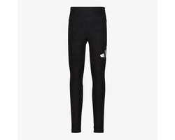 Adidas JG Glam meisjes sportlegging zwart zilver - Maat 128/134