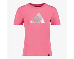 Adidas JG Glam T Pinkfus meisjes sport T-shirt roze - Maat 152