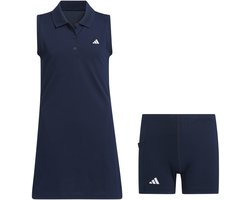 adidas Performance Piqué Club Jurk Kids - Kinderen - Blauw