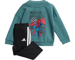 adidas Sportswear Marvel Spider-Man Joggingpak Kids - Kinderen - Groen