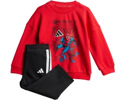 adidas Sportswear Marvel Spider-Man Joggingpak Kids - Kinderen - Rood