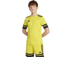Adidas Squadra 25 T-shirt Met Korte Mouwen Geel 5-6 Years Jongens,Meisjes