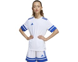 Adidas Squadra 25 T-shirt Met Korte Mouwen Wit 5-6 Years Jongens,Meisjes