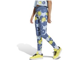 Adidas X Smileyworld Training Leggings Blauw 5-6 Years Jongens,Meisjes