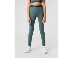 Björn Borg Sportlegging Kinderen Tight Meisjes - Groen - Gerecycled Polyester - Maat 170