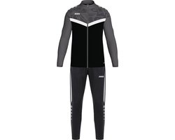 Jako Iconic Polyesterpak Kinderen - Zwart / Antraciet | Maat: 128