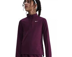 Nike Dri FIT Long Sleeve Half Zip - Paars - Maat M (137/147) - Kids