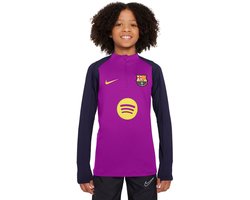 Nike FC Barcelona Strike Drill Top - VIVID PURPLE/MIDWEST GOLD - Maat S (128/137cm) - Kids