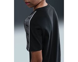 NIKE - k nsw tee club+poly 2 - Sport t-shirt korte mouw jongens - Zwart