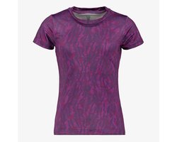 Osaga Dry meisjes sport T-shirt met print paars - Maat 116