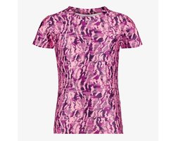 Osaga Dry meisjes sport T-shirt met print roze - Maat 128
