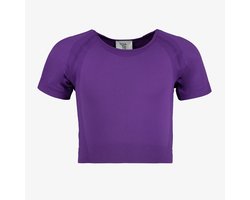 Osaga naadloos cropped meisjes sport T-shirt paars - Maat 128