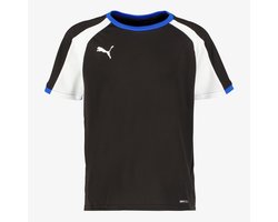 Puma IndividualLIGA Jersey kinder sport T-shirt zwart wit - Maat 140/146