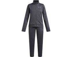 Under Armour UA Rival Knit Track Suit-GRY Meisjes Trainingspak - Castlerock - Paars Luxe - Paars Luxe