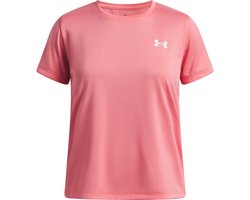 Under Armour UA Tech SSC-PNK Meisjes Sportshirt - Bittersweet Roze - Wit