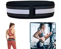 1 stuk - Bekkensteungordel - Ischiasgordel - Postpartum bekkengordel - Zwangerschapskorset - Ademend - Verlicht ischias, lage rugpijn, heuppijn - Zwart 9×109 cm - Geschikt voor kantoorpersoneel, fitnessliefhebbers, zwangere vrouwen