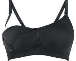 Anita - Maternity Seamless Voedingsbeha zonder beugel - Zwart - XXL