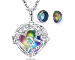 As Hanger Urn Ketting - Hart, Levensboom of Dromenvanger - RVS Urn Sieraad voor Mensen en Dieren