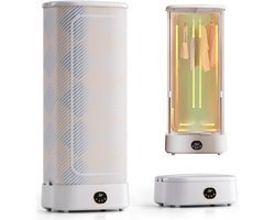 Automatische strijkmachine met stoomfunctie, 1000 W, innovatieve overhemden en blouses strijker met vouwfunctie, opvouwbare wasdroger met timer - Krachtige kledingstomer.