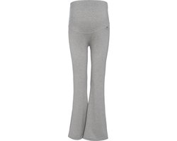 Baby's Only Flared zwangerschapsbroek Glow - Bell Bottom broek gemaakt uit 95% viscose en 5% elastaan - Speciaal ontworpen voor de Zwangerschap - Dusty Grey - XL