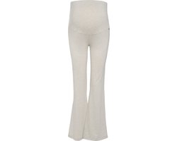 Baby's Only Flared zwangerschapsbroek Glow - Bell Bottom broek gemaakt uit 95% viscose en 5% elastaan - Speciaal ontworpen voor de Zwangerschap - Ecru - L