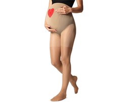 Be Mammy Dames Panty - Zwangerschapspanty - 40 DEN - Medium gloss - Polyamide - BE-GI-1121 - Daino - M