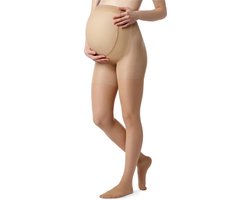 Be Mammy Dames Zwangerschap Panty - 40 DEN - Halsterloos - Polyamide - BE-GI-1119 - Daino - M