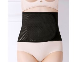 Belle's product-Postpartum Buikband - Postnataal Ondersteuning - Ademend Elastisch - Verstelbaar -(XL -Zwart)-OUTARO