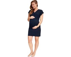 Bevallingsjurkje Navy voor de bevalling & kraamtijd XS/S
