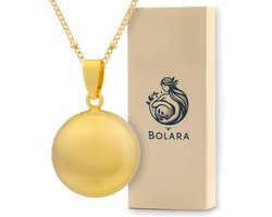 Bolara Zwangerschapsketting met Babybel - Goudkleurig - 110cm + 5cm verstelbaar - Babyshower cadeau voor aanstaande moeders