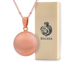 Bolara Zwangerschapsketting met Babybel - Rosé Goud - 110cm + 5cm verstelbaar - Babyshower cadeau voor aanstaande moeders