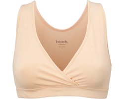 Boob Design - Essential Zwangerschaps - Voedingsbeha - Biologisch Katoen - Beige - Maat L