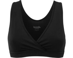 Boob Design - Essential Zwangerschaps - Voedingsbeha - Biologisch Katoen - Zwart - Maat L