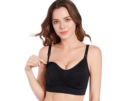 Borstvoedingsbeha - Handsfree voedingsbeha - Geschikt voor borstvoeding - Maat L - Alles-in-één draadloze afkolf- en voedingsbeha in één -ANMI